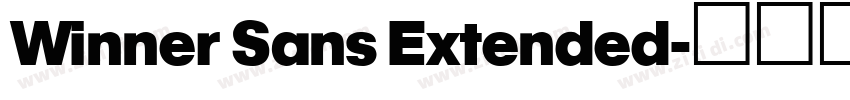 Winner Sans Extended字体转换
